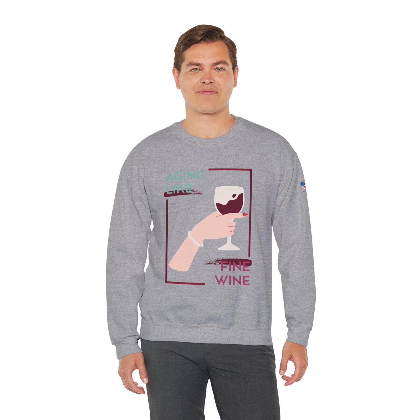 Fine Wine - Unisex Crewneck Sweatshirt