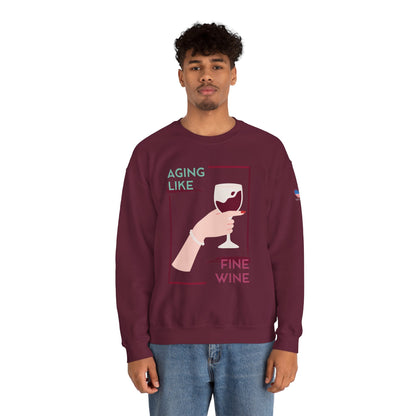 Fine Wine - Unisex Crewneck Sweatshirt