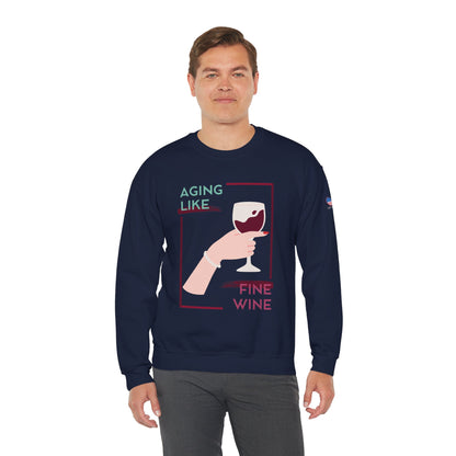 Fine Wine - Unisex Crewneck Sweatshirt