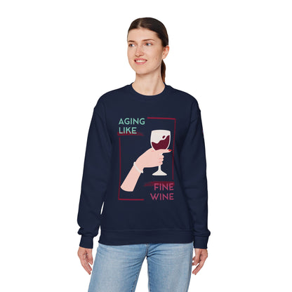 Fine Wine - Unisex Crewneck Sweatshirt