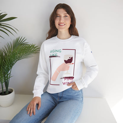 Fine Wine - Unisex Crewneck Sweatshirt