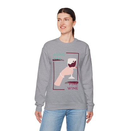 Fine Wine - Unisex Crewneck Sweatshirt