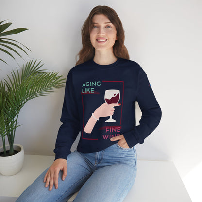 Fine Wine - Unisex Crewneck Sweatshirt