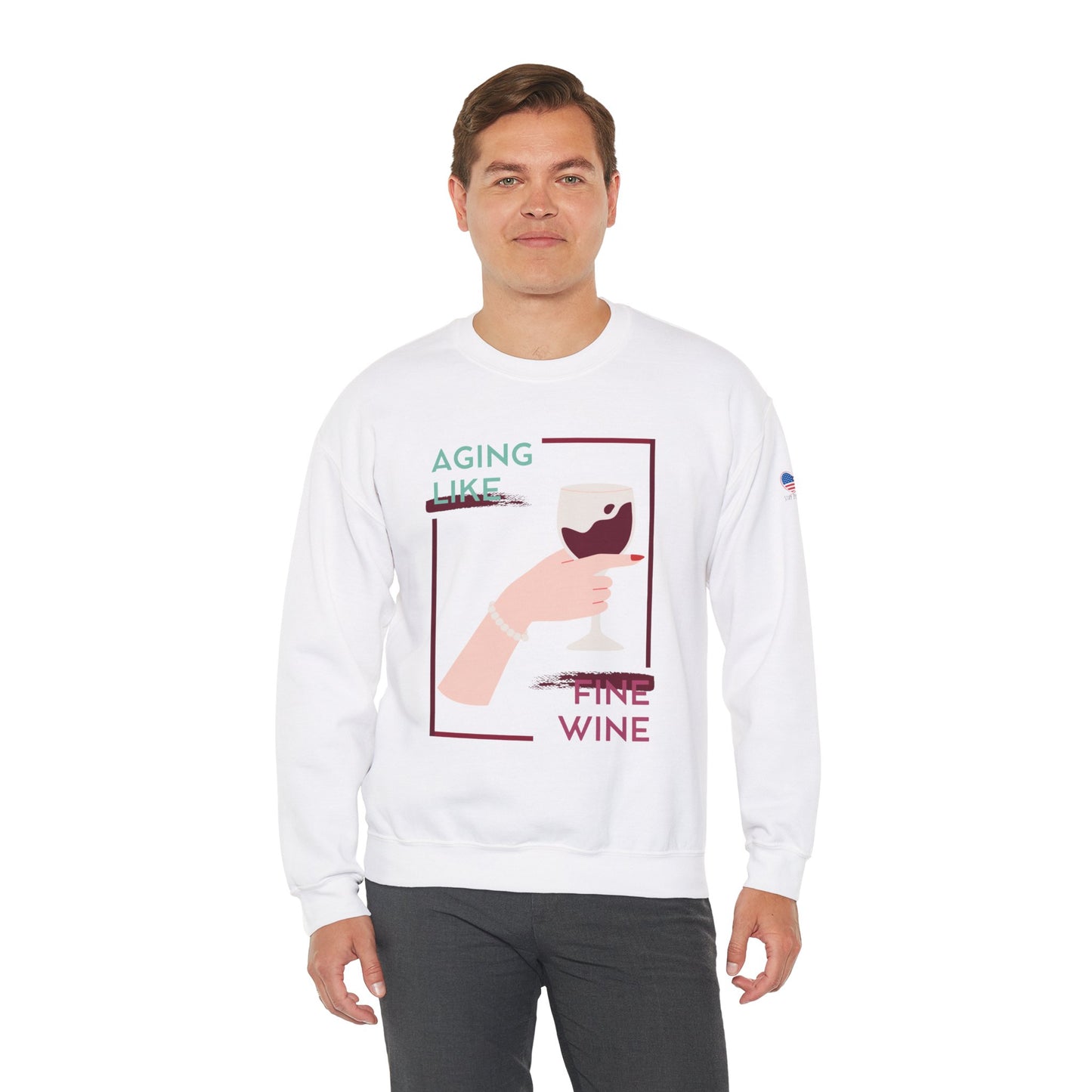 Fine Wine - Unisex Crewneck Sweatshirt