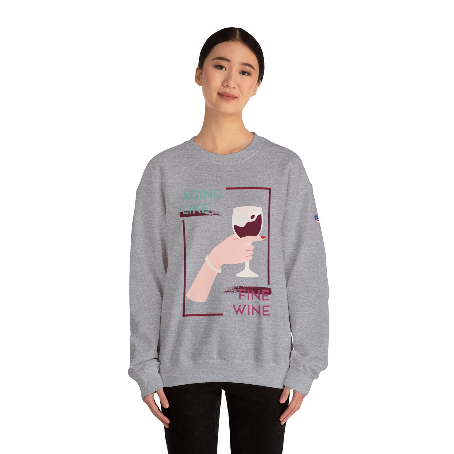 Fine Wine - Unisex Crewneck Sweatshirt