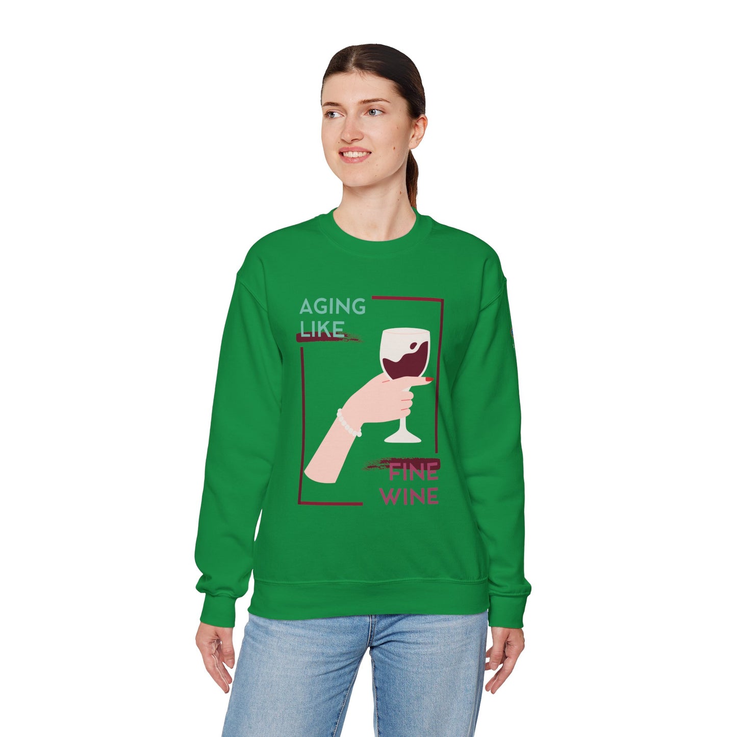 Fine Wine - Unisex Crewneck Sweatshirt