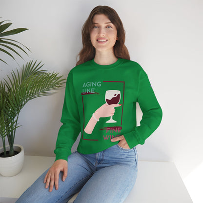 Fine Wine - Unisex Crewneck Sweatshirt