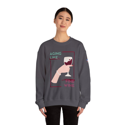 Fine Wine - Unisex Crewneck Sweatshirt