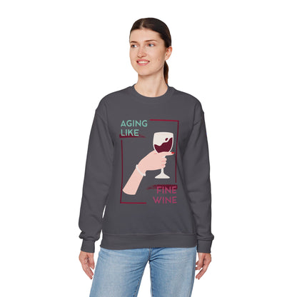 Fine Wine - Unisex Crewneck Sweatshirt