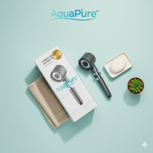 Enhance your health with AquaPure Shower Filtration. Experience pure, clean water today—buy now for a refreshing shower!
