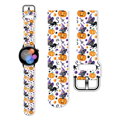 SmartPulse Halloween bands glowing with vibrant colors, perfect for festive celebrations and enhancing holiday spirit