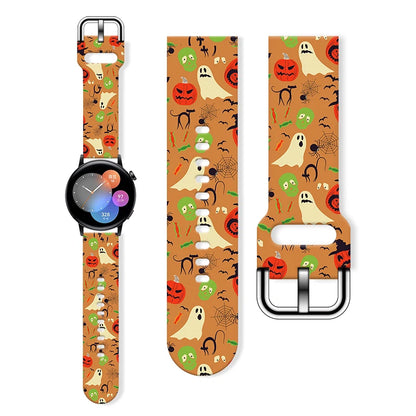 SmartPulse Halloween bands glowing with vibrant colors, perfect for festive celebrations and enhancing holiday spirit