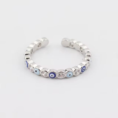 Charm Ring: Lucky Evil Eye Jewelry